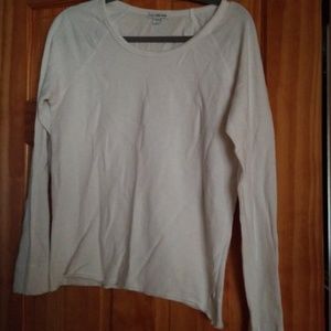 white light weight sweatshirt